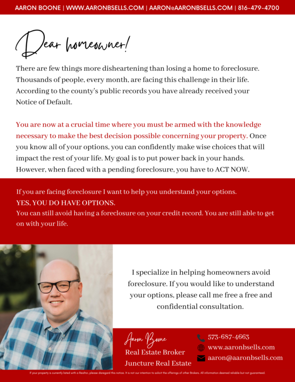 Foreclosure Prospecting Letter - (3 Templates) - Image 2