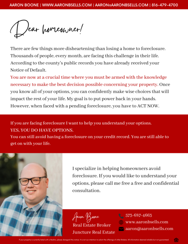 Foreclosure Prospecting Letter - (3 Templates) - Image 3