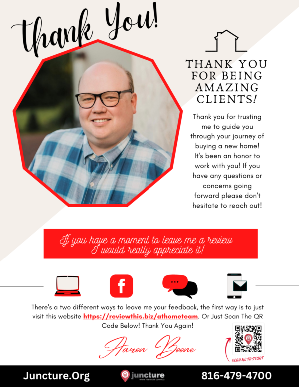 Thank You Card - Request For Review - Template