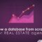 How to grow a real estate database from scratch